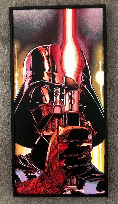 SOLD DARTH VADER Painting Original Art Piece Etsy