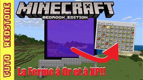 Comment fabriquer une ferme à Or et XP Minecraft 1 21 MCPE Switch