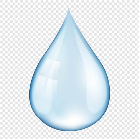 Premium Vector | Water Drop And Isolated Transparent Background