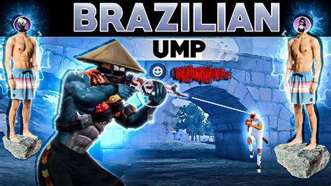 BRAZILIAN PLAYERS UMP SECRET HEADSHOT NO RECOIL SETTING UMP RED