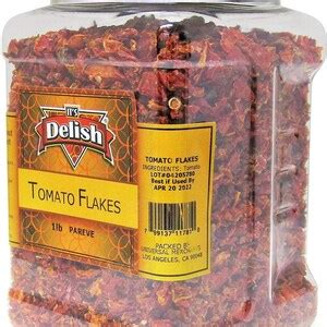 Premium Dried Tomato Flakes By Its Delish 16 OZ Jumbo Etsy