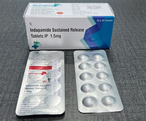 Indapamide Sustained Release Tablets Ip 1 5mg At Best Price In Mumbai