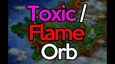 Where To Get Toxic Orb Flame Orb In Pokemon X And Y Youtube