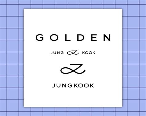 Golden Svg Title Png Bts Jungkook Album Title Vector Kpop Cricut Etsy