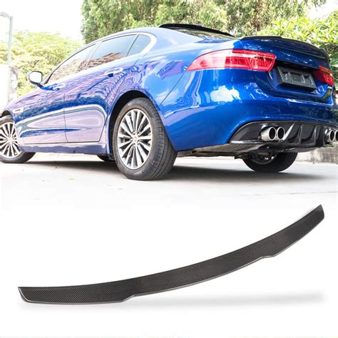 Jc Sportline Carbon Fiber Trunk Spoiler For Jaguar Xe Sedan