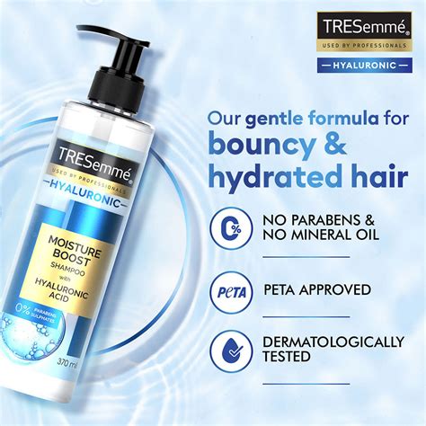 Try Tresemmé Moisture Boost Shampoo With Hyaluronic Acid 370ml Tresemmé