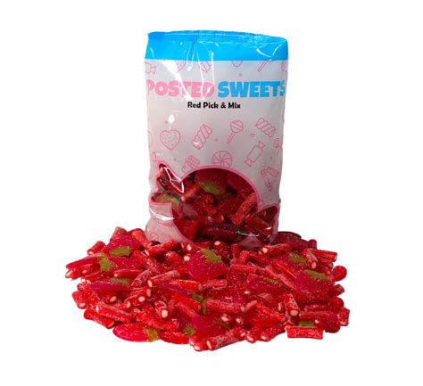 Red Pick & Mix Bag 700g - Posted Pick And Mix Sweets