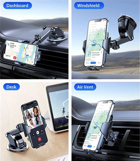 VICSEED Universal Cell Phone Holder For Car Solid Durable Car Phone