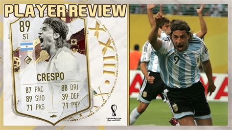 El Valdanito World Cup Icon Crespo Player Review Fifa