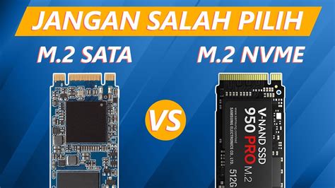 3 Perbedaan Ssd M2 Sata Vs Ssd M2 Nvme Youtube