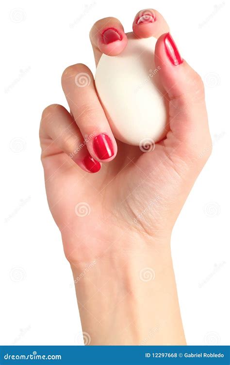 Hand Holding An Egg Royalty Free Stock Photos Image 12297668