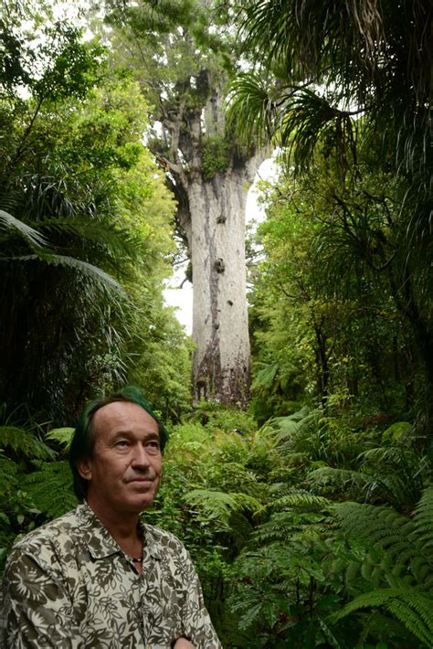 Patrick Blanc Looking At Freycinetia Banksii In Front Of The Oldest