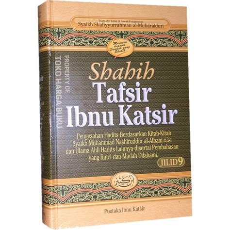 Jual Buku Shahih Tafsir Ibnu Katsir Jilid Pustaka Ibnu Katsir