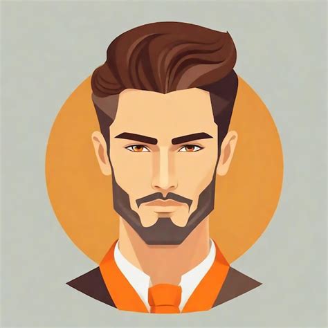 Premium Vector Vector Handsome Man Cartoon Illustration Premium Vector