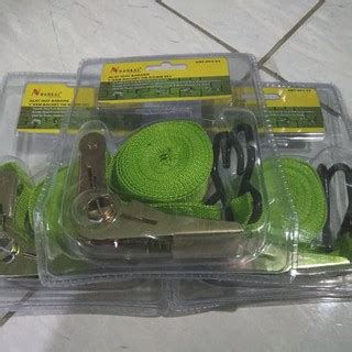 Jual Tali Pengikat Ikat Barang Di Motor Ratchet Tie Down Set 1 Inch X 5