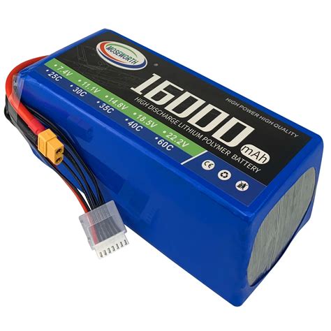 RC LiPo Battery 6S 22 2V 16000mAh 25C 50C For RC Airplane Drone