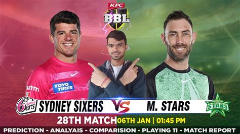 Big Bash League 2023 24 Sydney Sixers Vs Melbourne Stars 14th Match