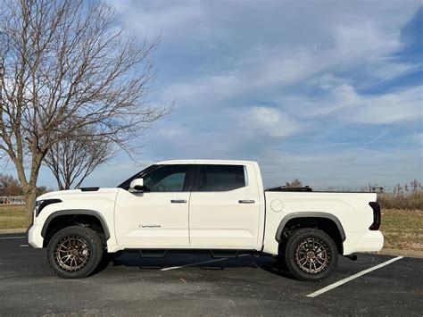 Toyota Tundra Rd Gen White Fuel Off Road Rebel D Wheel Front