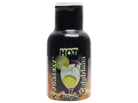 Gel comestível Caipirinha HOT 30 ml For Sexy Sexualidade e Vida