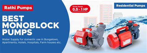 Rathi Pumps Hp Monoblock Pump For Residential Use Self Priming