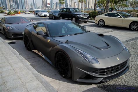 Matte Grey Novitec N Largo Ferrari F In Dubai Gtspirit