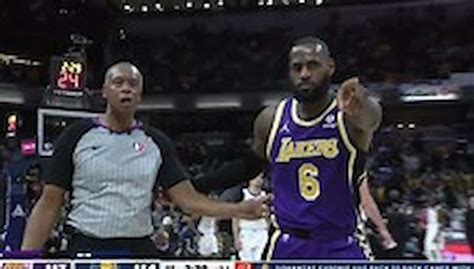 Watch Lebron James Drags Match Referee To Get Courtside Fans Ejected