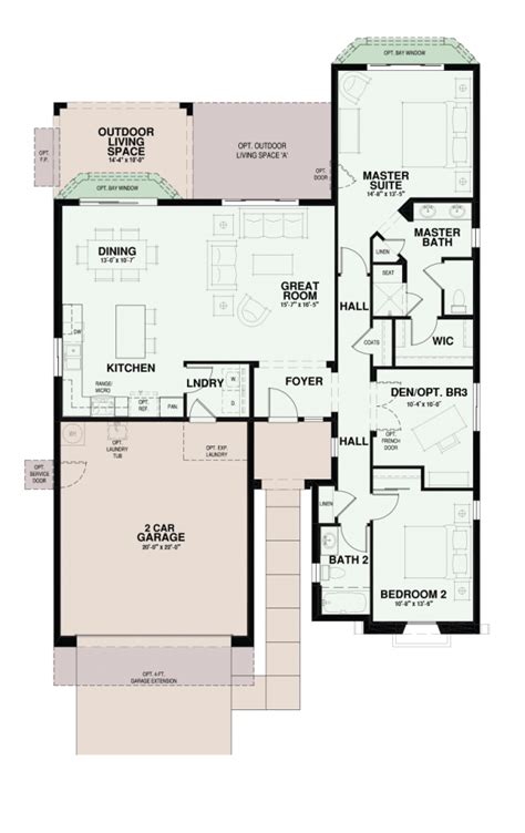 QUAIL CREEK BAJA FLOOR PLAN Has 1 589 SF