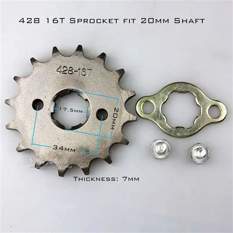 Wingsmoto Front Sprocket T Mm Size Teeth Sprocket For