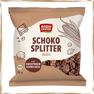 Schoko Splitter Rosengarten Naturkost