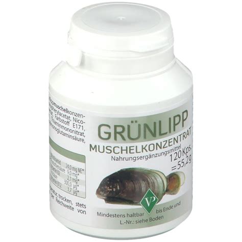 Grünlipp Muschel Konzentrat Kapseln 120 St Shop Apotheke