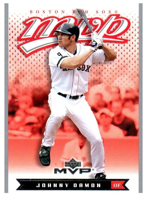 2003 Upper Deck Mvp 33 Johnny Damon Silver Mt Nrmt Ebay