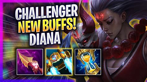 KOREAN CHALLENGER TRIES DIANA WITH NEW BUFFS Korean Challenger Plays