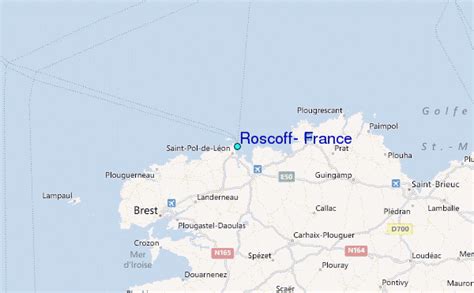 Roscoff, France Tide Station Location Guide