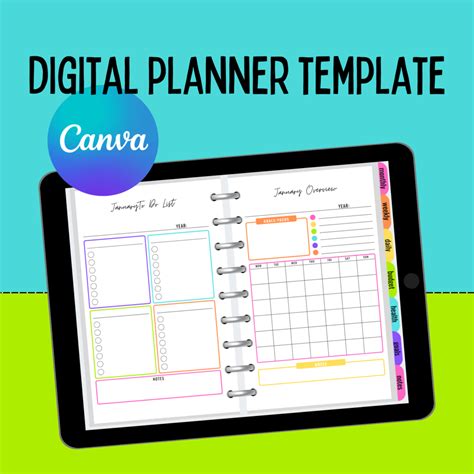 Digital Planner Canva Template