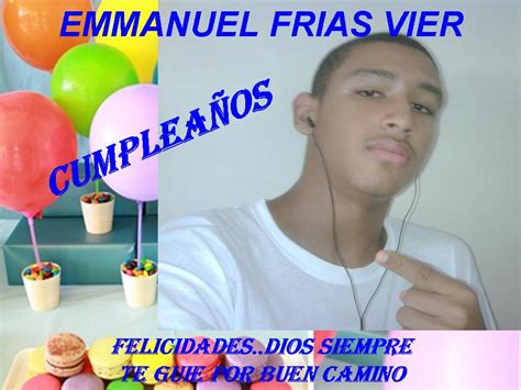 Prensa Libre Nagua EMMANUEL FRIAS VIER CUMPLE HOY