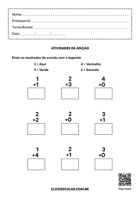 Atividades Pedagogicas Para Ensinar Adicao Brincando Themeloader