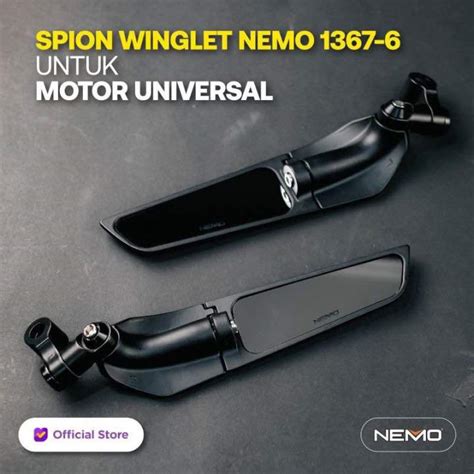 Spion Winglet Nemo Universal Nmax Pcx Adv Vario Xmax Beat Lexi Aerox