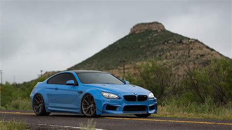 BMW coupe azul BMW BMW 650i Vossen diseño previo coche coches