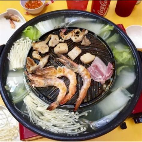 Bulgogi Steamboat 2in1 Grill BBQ Grill Plate Shabu Pan Hot Pot Hotpot