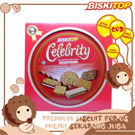 BISKITOP CELEBRITY 700gm Biskuit Lebaran Biskuit Parcel Biskuit