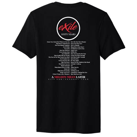 Exile Black Million Years Later Logo Tee Richards And Southern