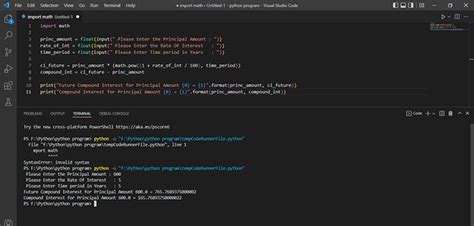 Write A Python Program To Calculate Compound Interest Python Source Code