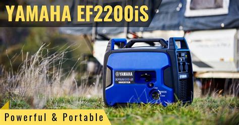 Yamaha EF2200iS 2 2 KVA Inverter Generator Yamaha Generators