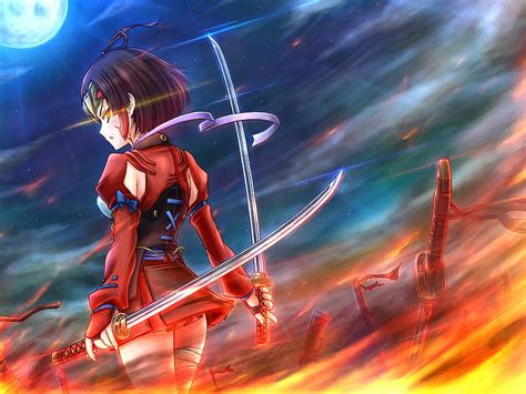 Online Crop HD Wallpaper Anime Kabaneri Of The Iron Fortress Mumei