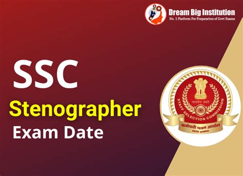 SSC Stenographer Exam Date 2022 Out Check Official Notice With Exam