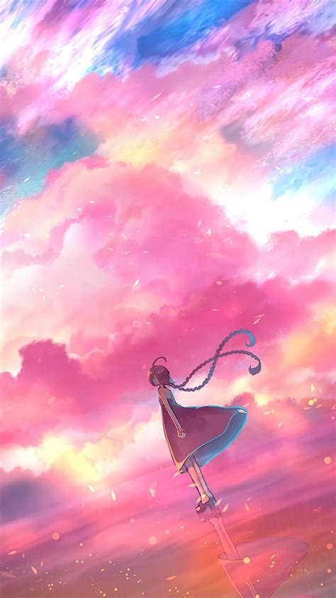 Pink Sky Anime HD Wallpapers - Wallpaper Cave