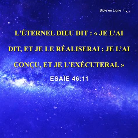 Esaïe 4611 Lautorité Et La Puissance De La Parole De Dieu