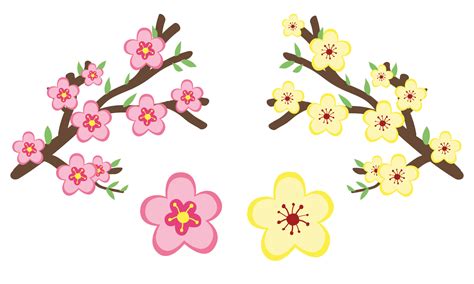 Asian Flowers Clip Art