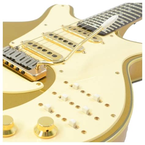 Brian May Special Electric Guitar All Gold Gear4music