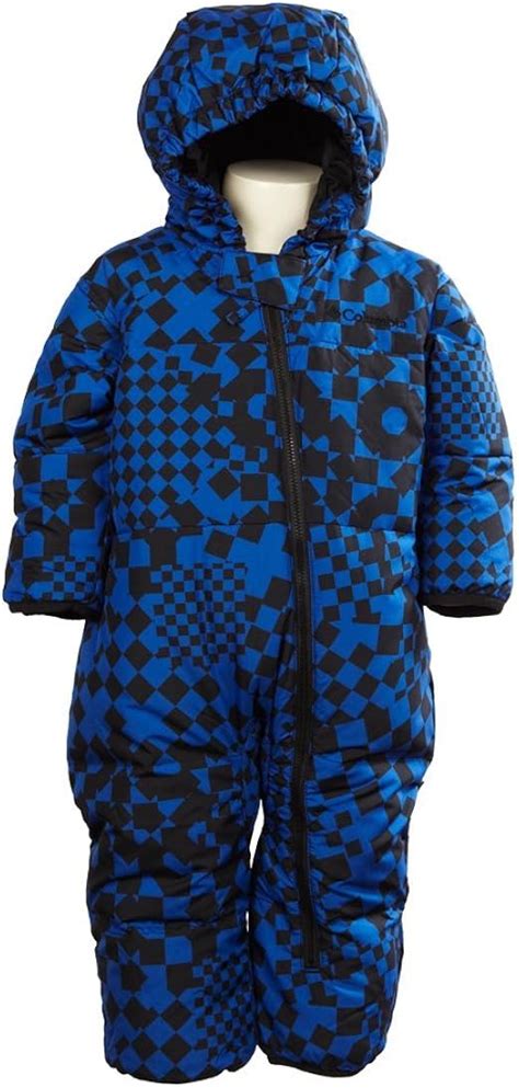 Amazon.com: Columbia Baby Boys' Blue Snowsuit with Hood and Booties ...